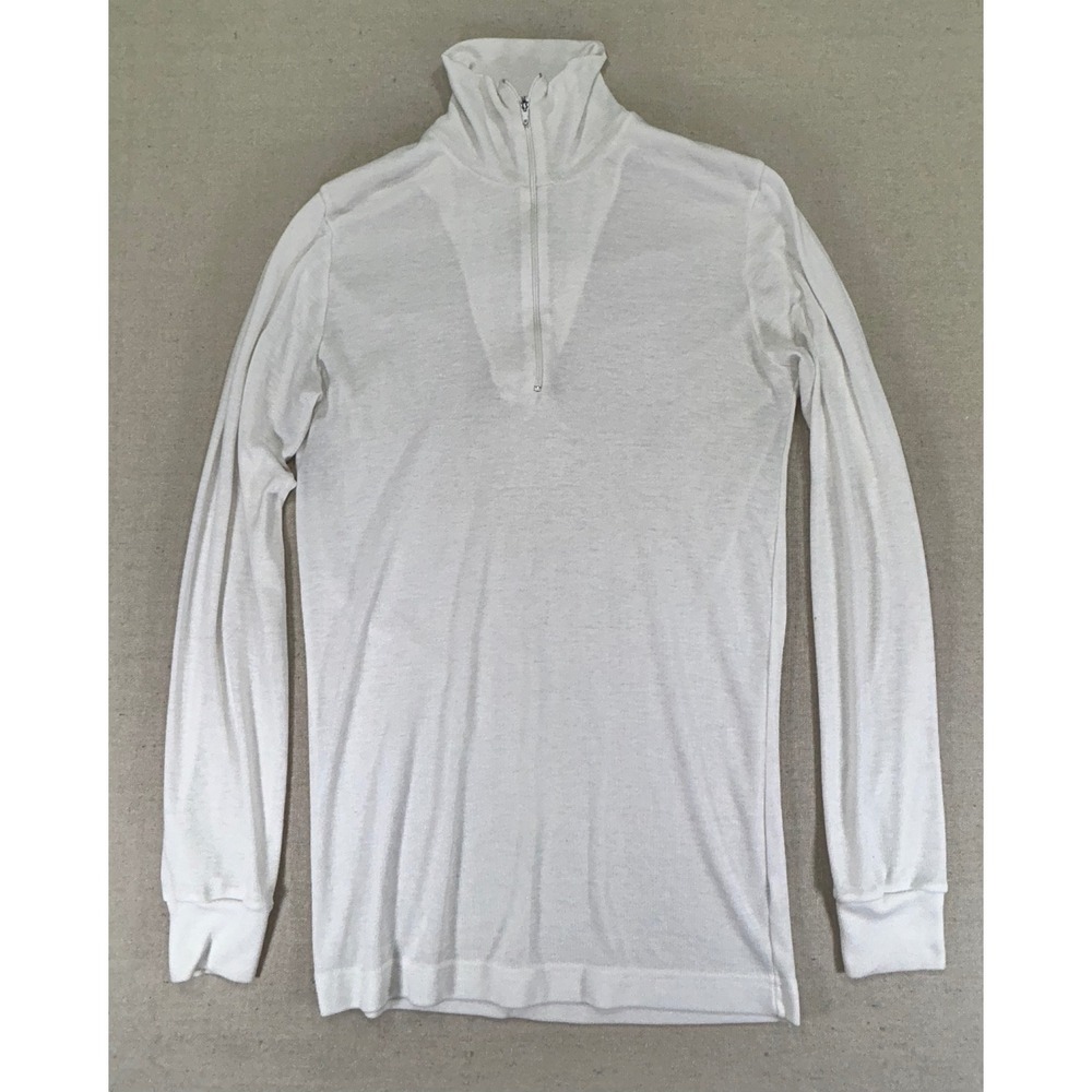 Vintage PATAGONIA Women's Medium Capilene‎ BaseLayer 1/4 Zip Outdoor Shirt Top